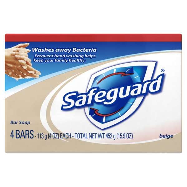 Safeguard Soap Bath Bar 4 oz. 16 oz., PK12 08833 - main